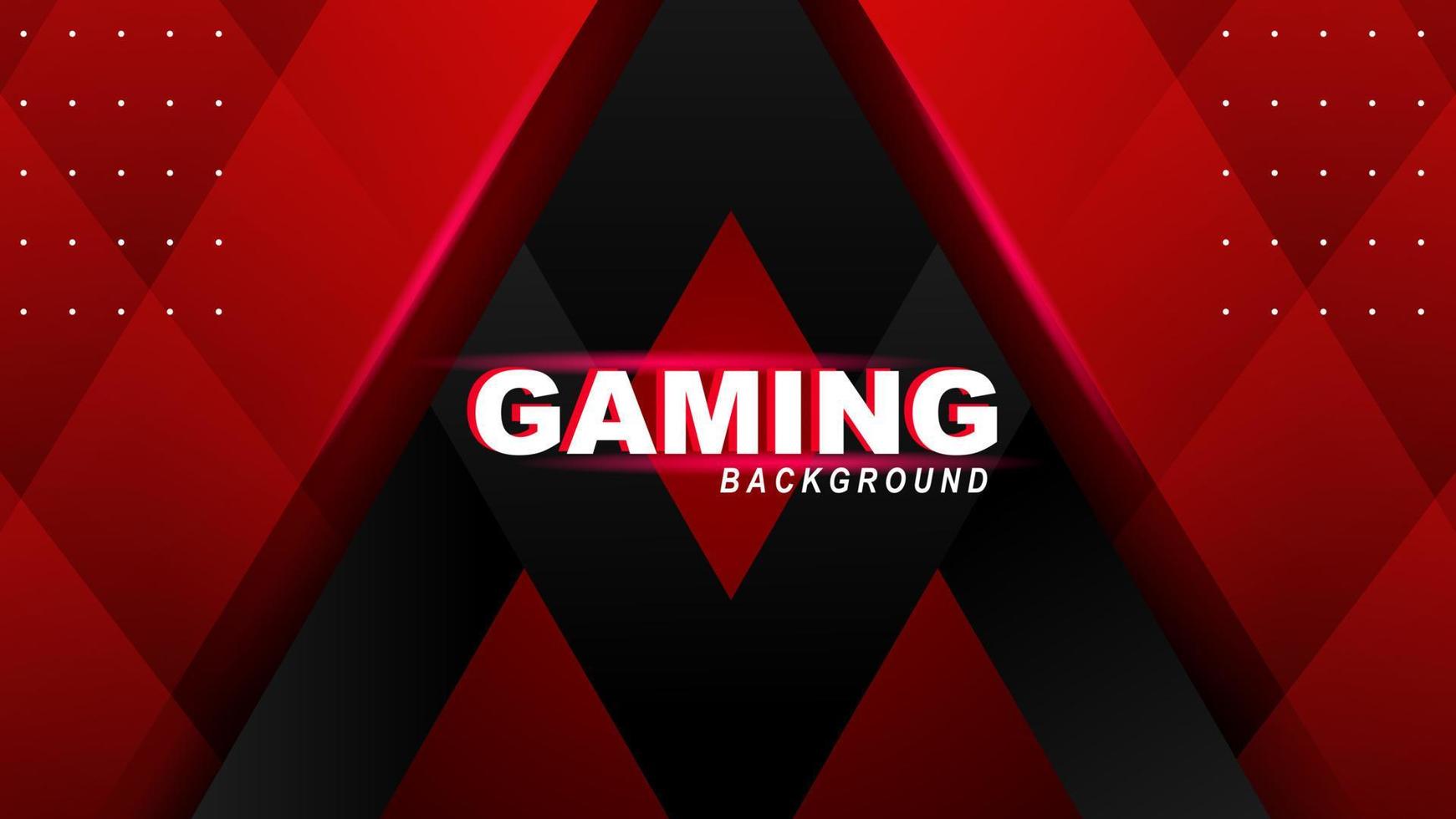 Abstract dark Red Futuristic Gaming Background,dark Red geometric background  for banner or Offline stream ,gaming background template vector