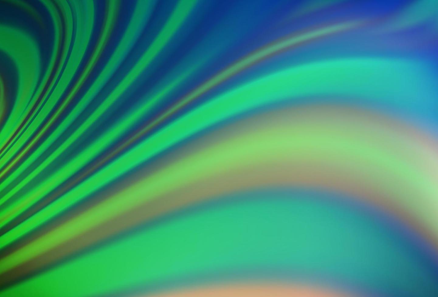 Light Blue, Green vector backdrop with bent lines.