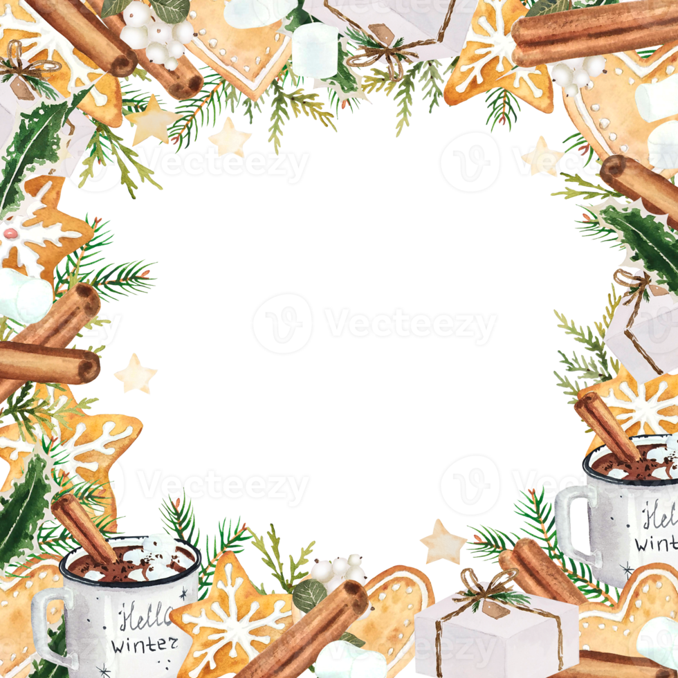Watercolor christmas clipart png