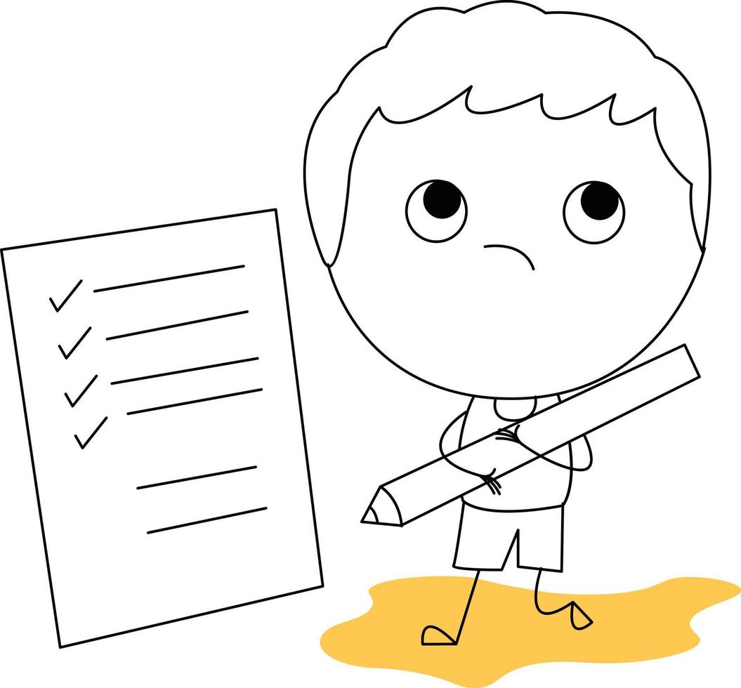 people checklist report illustration vector