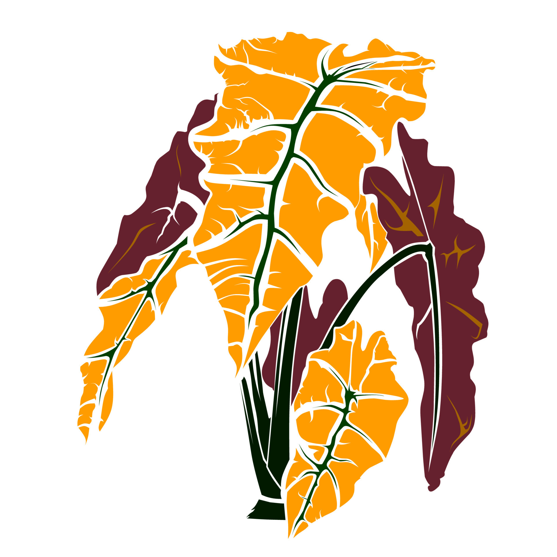 Orange leave vector 12067588 Vector Art at Vecteezy