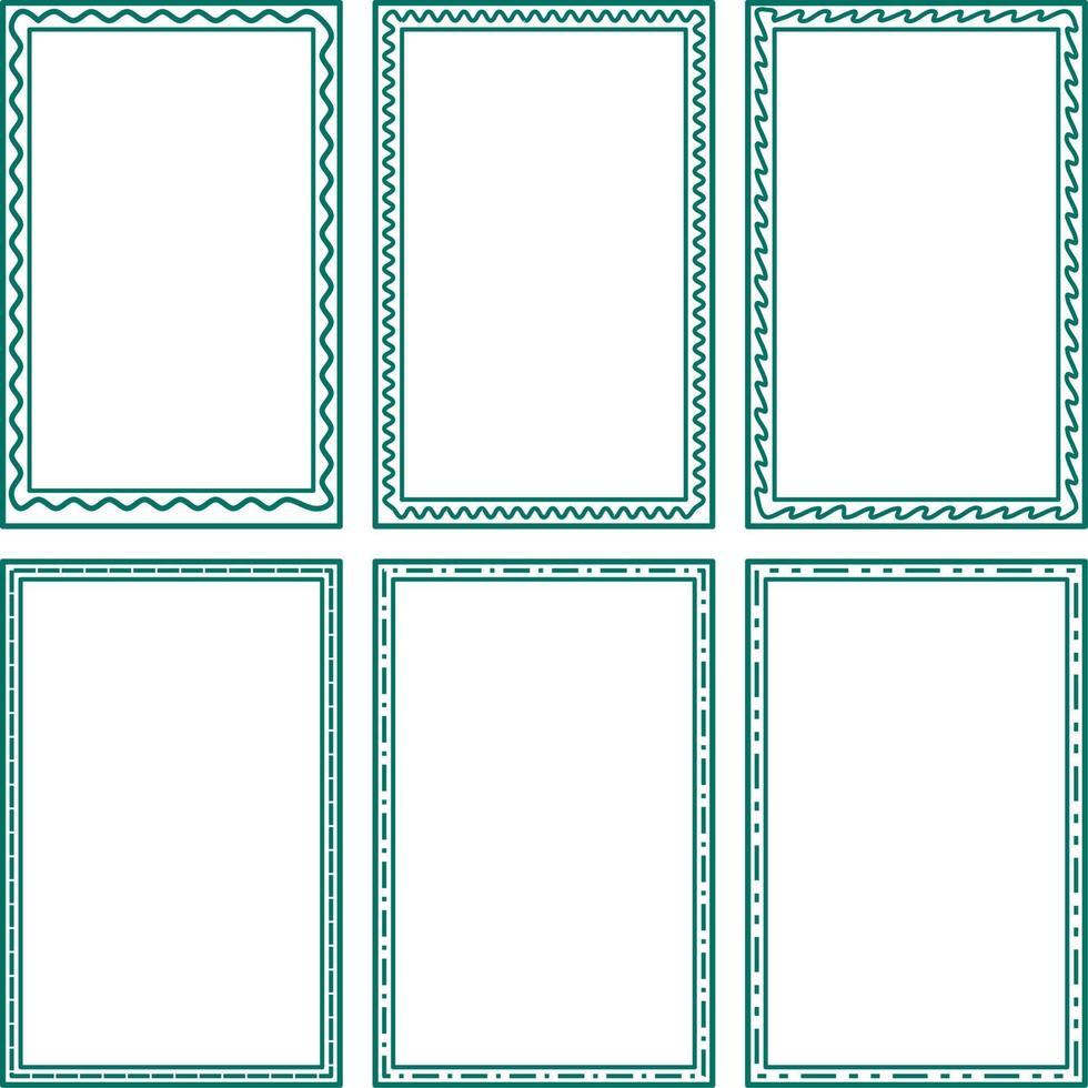 vector image of a frame for a notebook