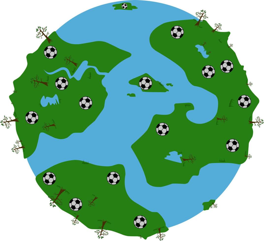 green earth globe vector