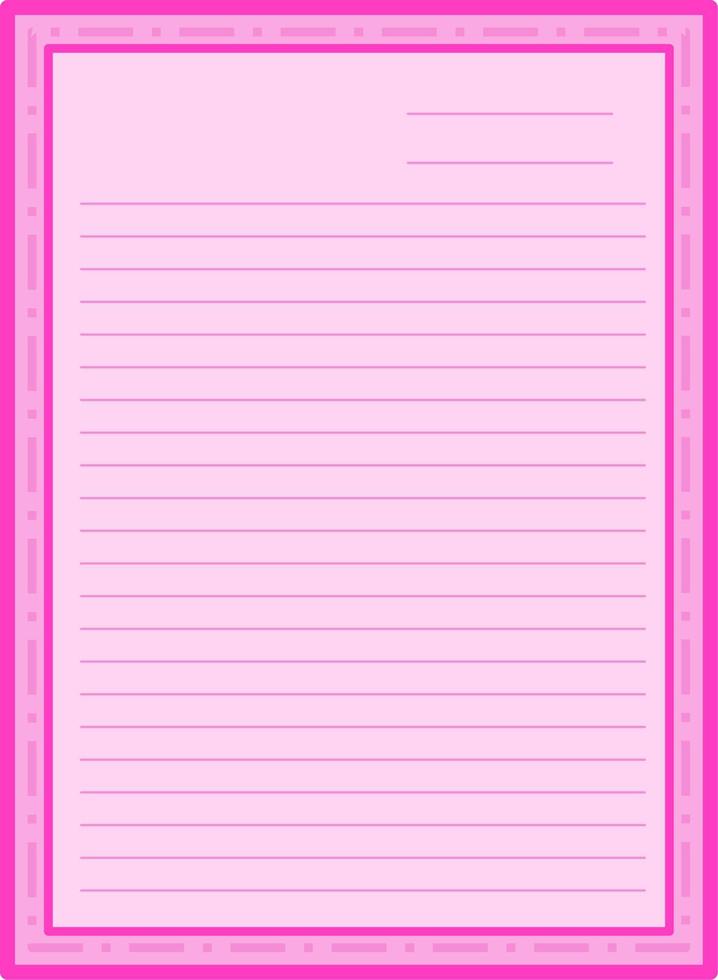 vector image of a frame for a notebook