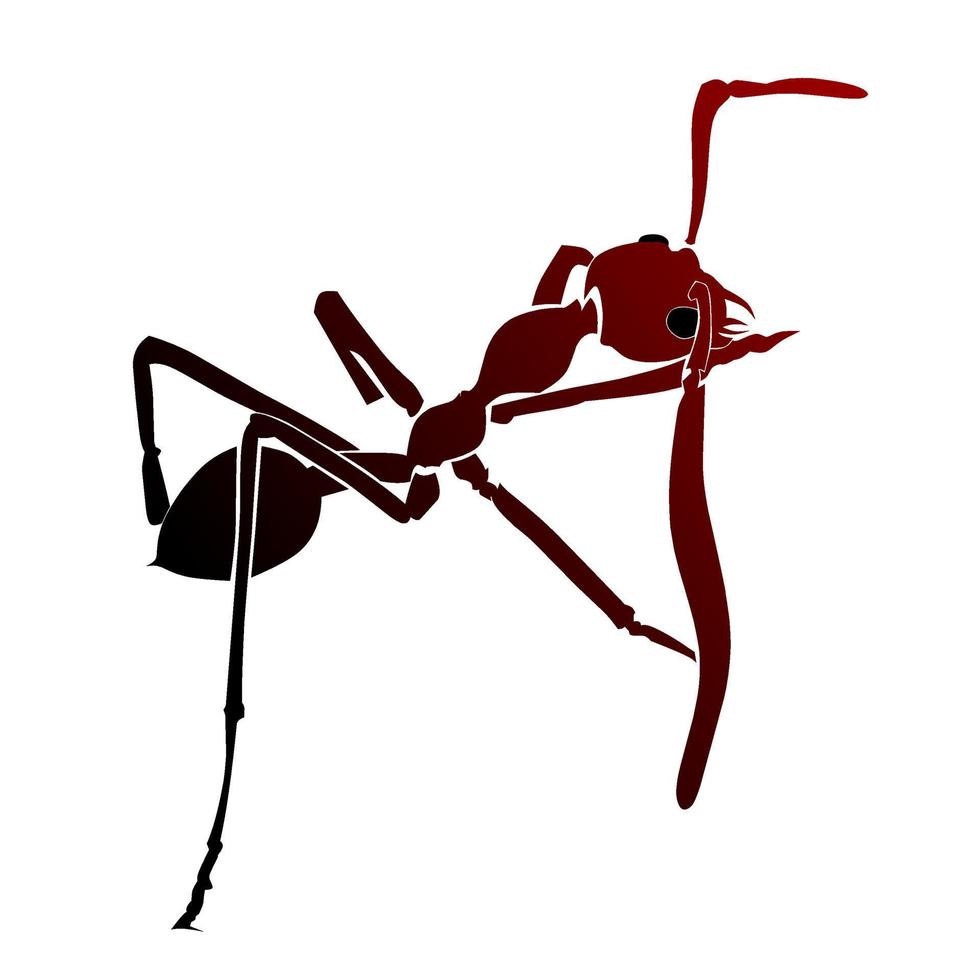 red ant vector or range ant, can be used for logos or other illustrations.