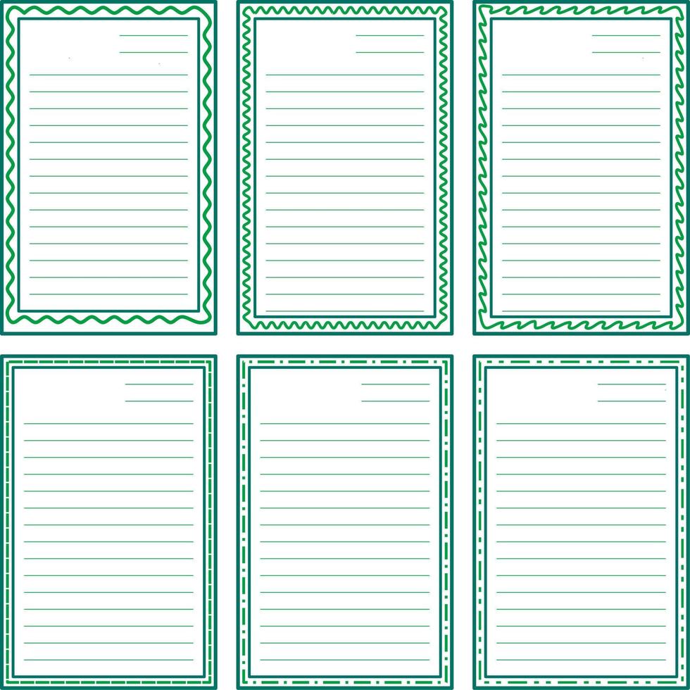 vector image of a frame for a notebook