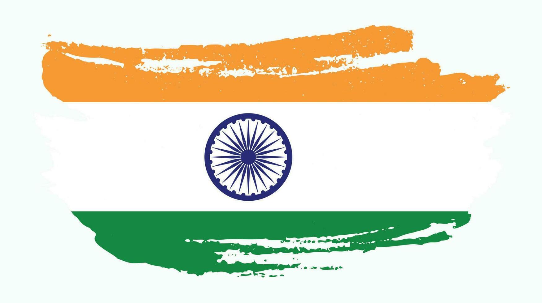 colorido se desvaneció india grunge textura bandera diseño vector