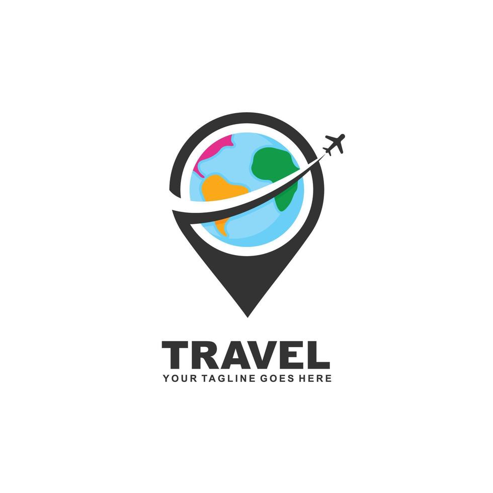 Travel. Traveling logo. Tour and travel logo design vector