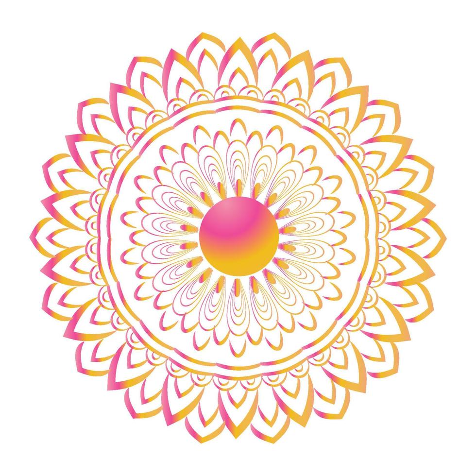 Mandala Art design in circle. Simple mandala design floral mandala art beautiful mandala artwork vector