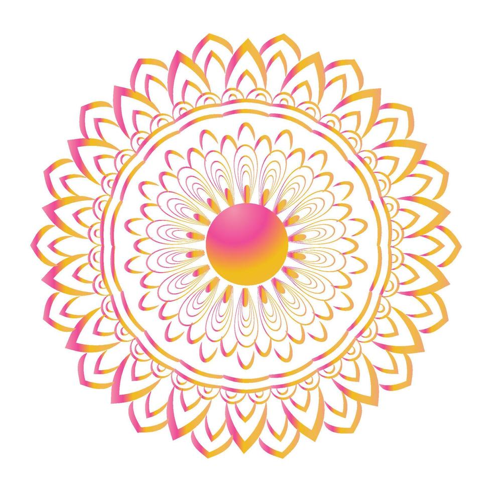 Mandala Art design in circle. Simple mandala design floral mandala art beautiful mandala artwork vector