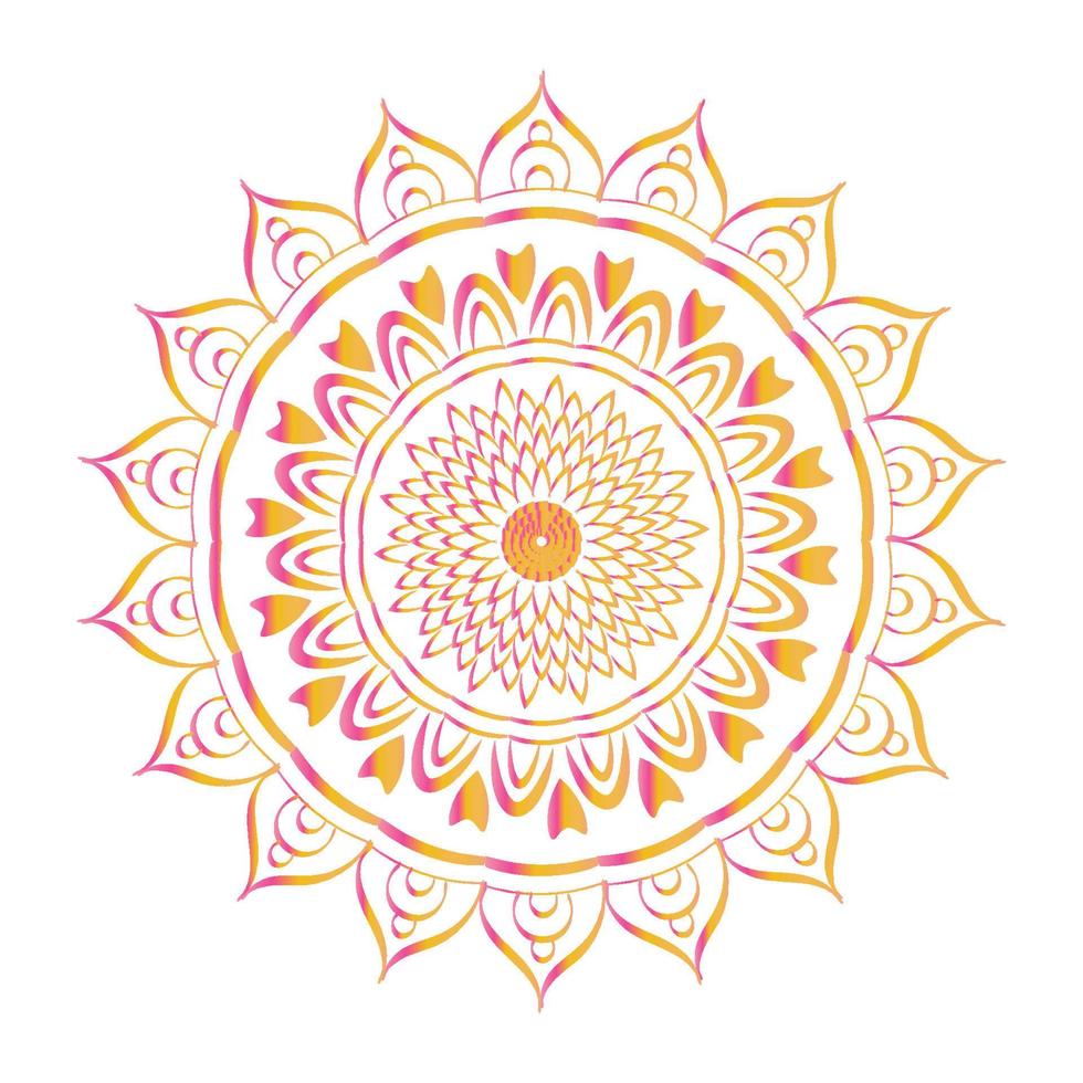 Mandala Art design in circle. Simple mandala design floral mandala art beautiful mandala artwork vector