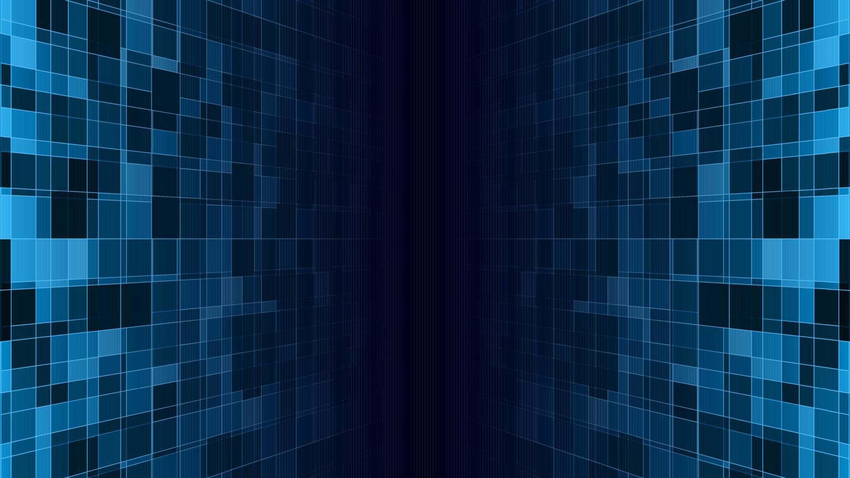 Abstract blue technology background. Vector illustration
