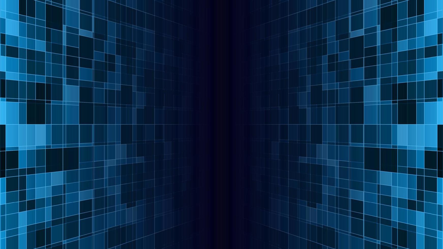 Abstract blue technology background. Vector illustration