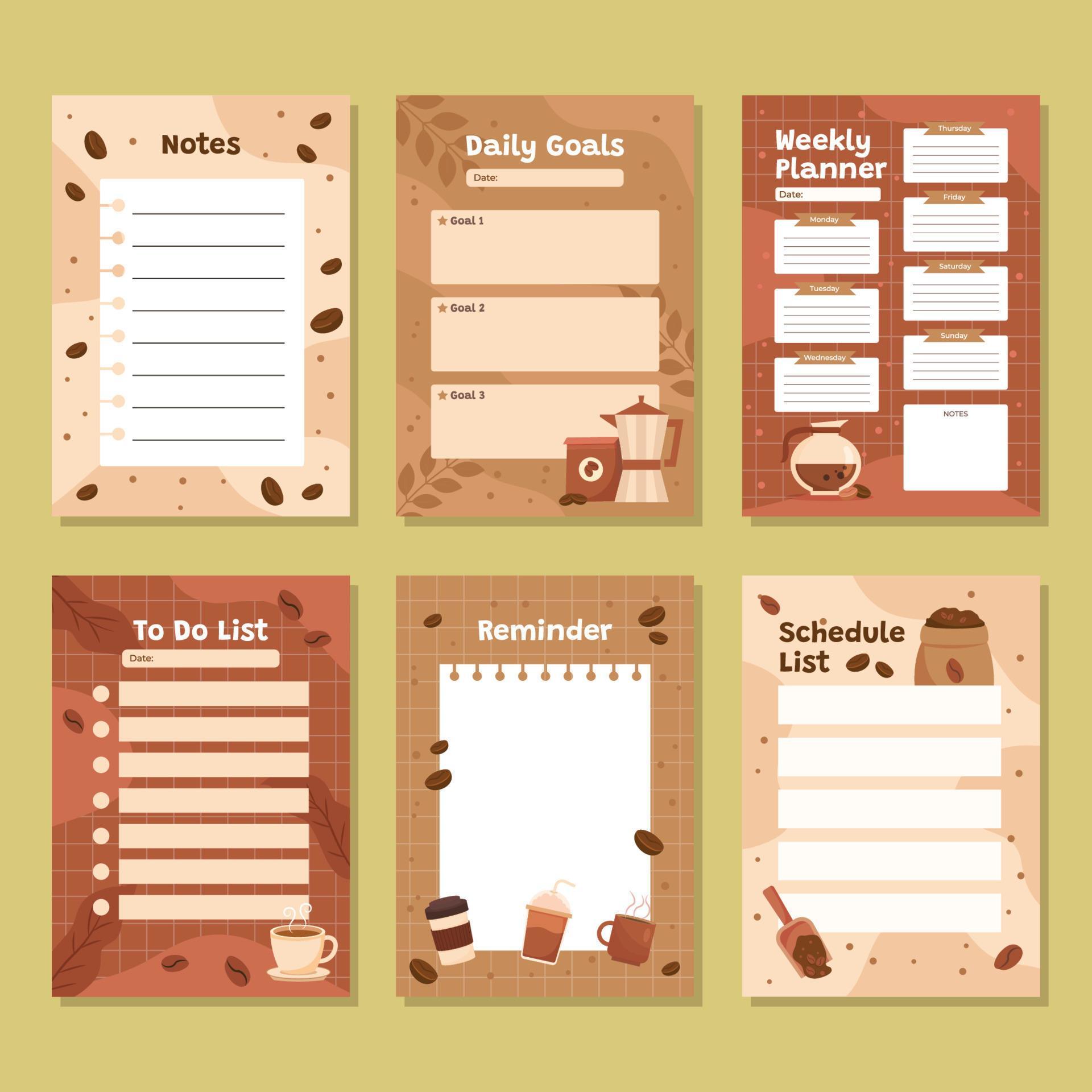 Coffee Journal Template 12069754 Vector Art At Vecteezy coffee-journal-template-12069754-vector-art-at-vecteezy