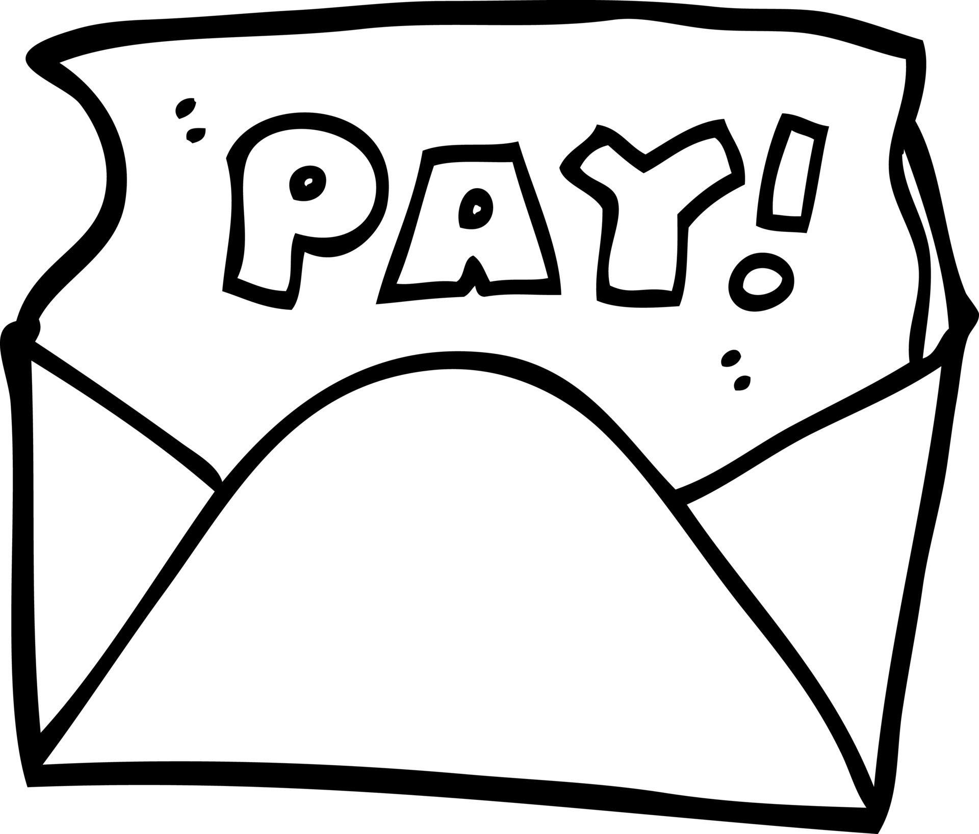 Black And White Cartoon Pay Packet 12070157 Vector Art At Vecteezy black-and-white-cartoon-pay-packet-12070157-vector-art-at-vecteezy
