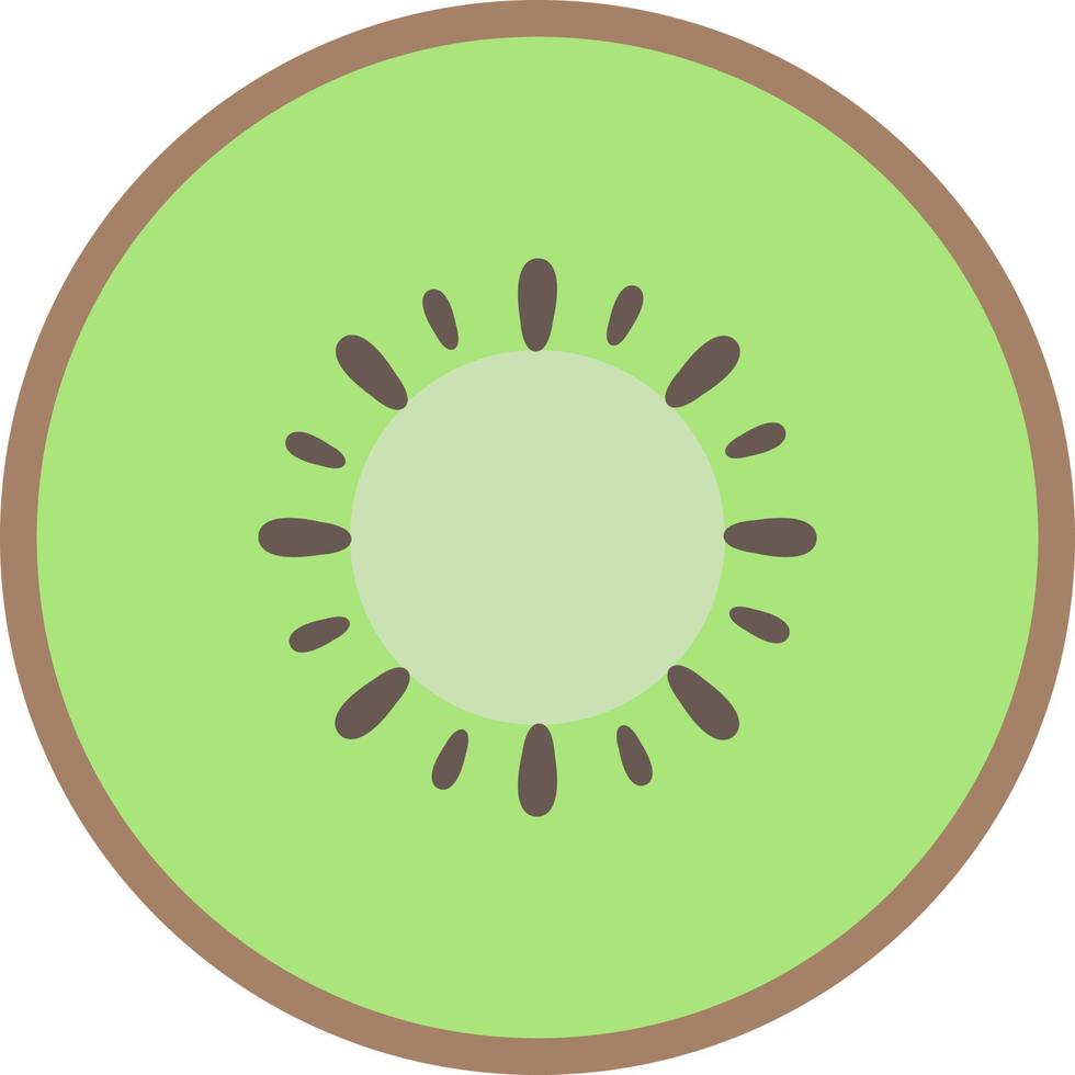 Kiwi icon, flat illustration vector