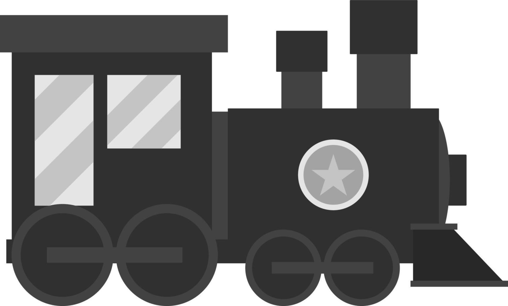 Train icon, flat illustration vector
