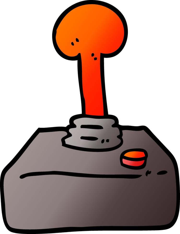 vector gradient illustration cartoon joystick