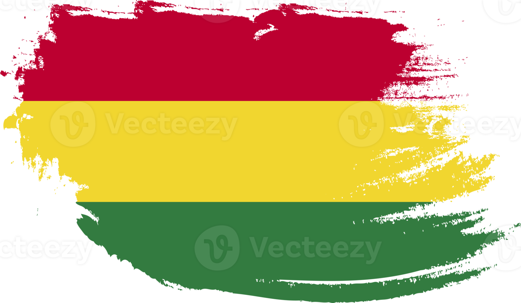 Bolivia flag with grunge texture png