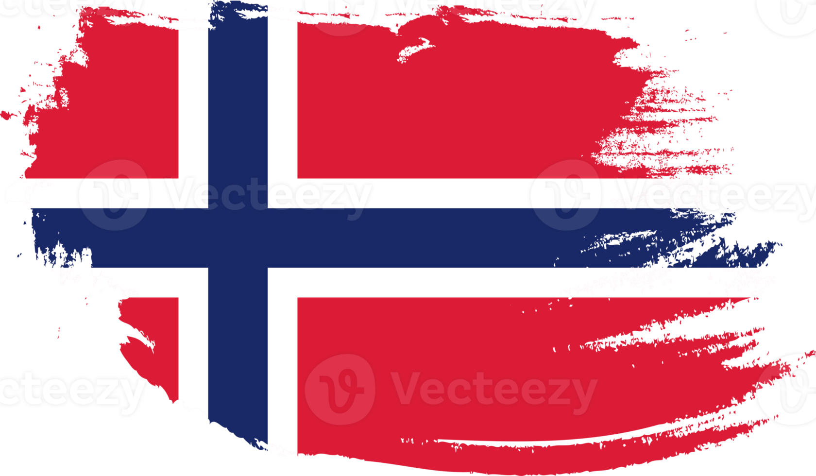 Norges flagga med grunge textur png