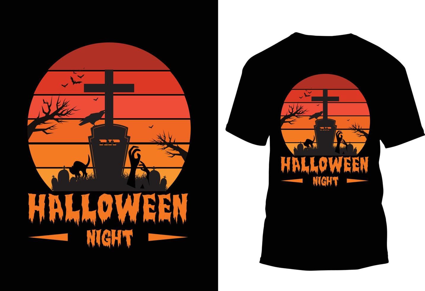 Happy Halloween to you quote t-shirt template design vector Pro Vector