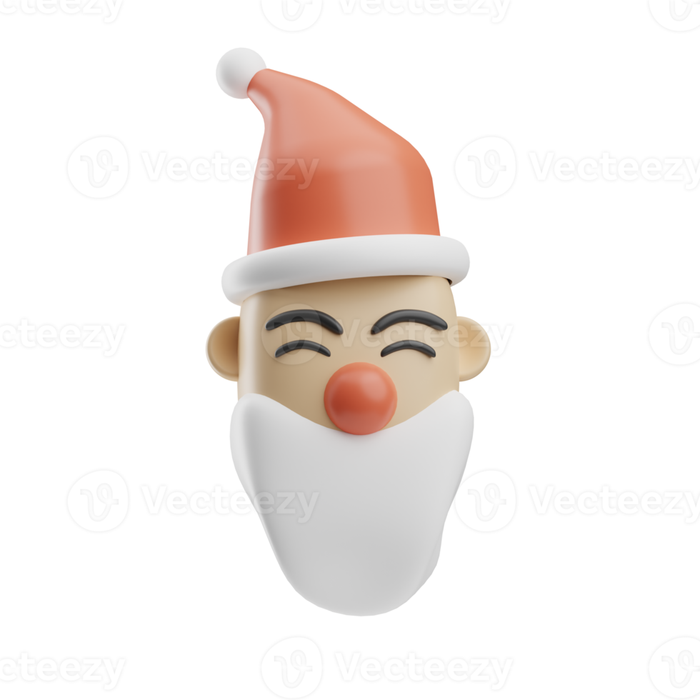 Christmas Santa Claus illustration 3d png