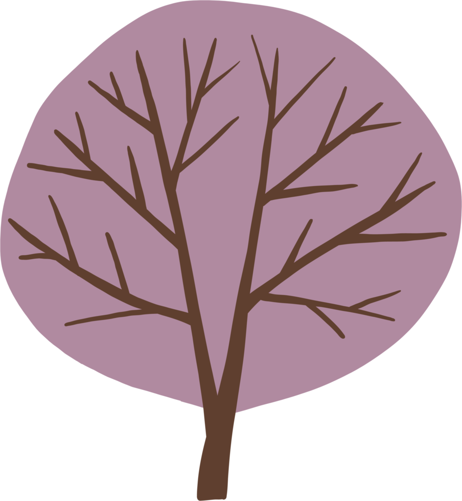 simplicity tree freehand drawing flat design. png