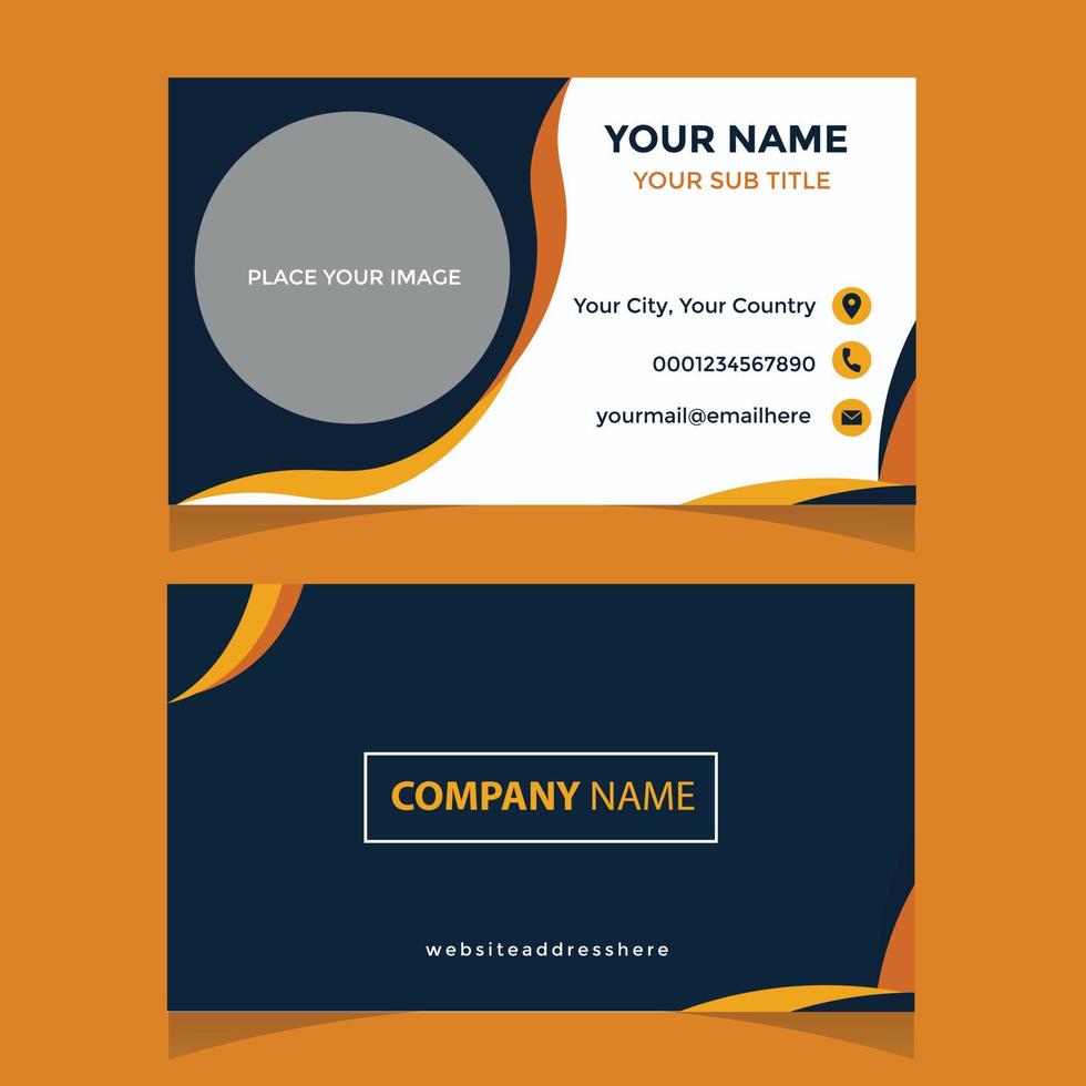 Business Card Template vector