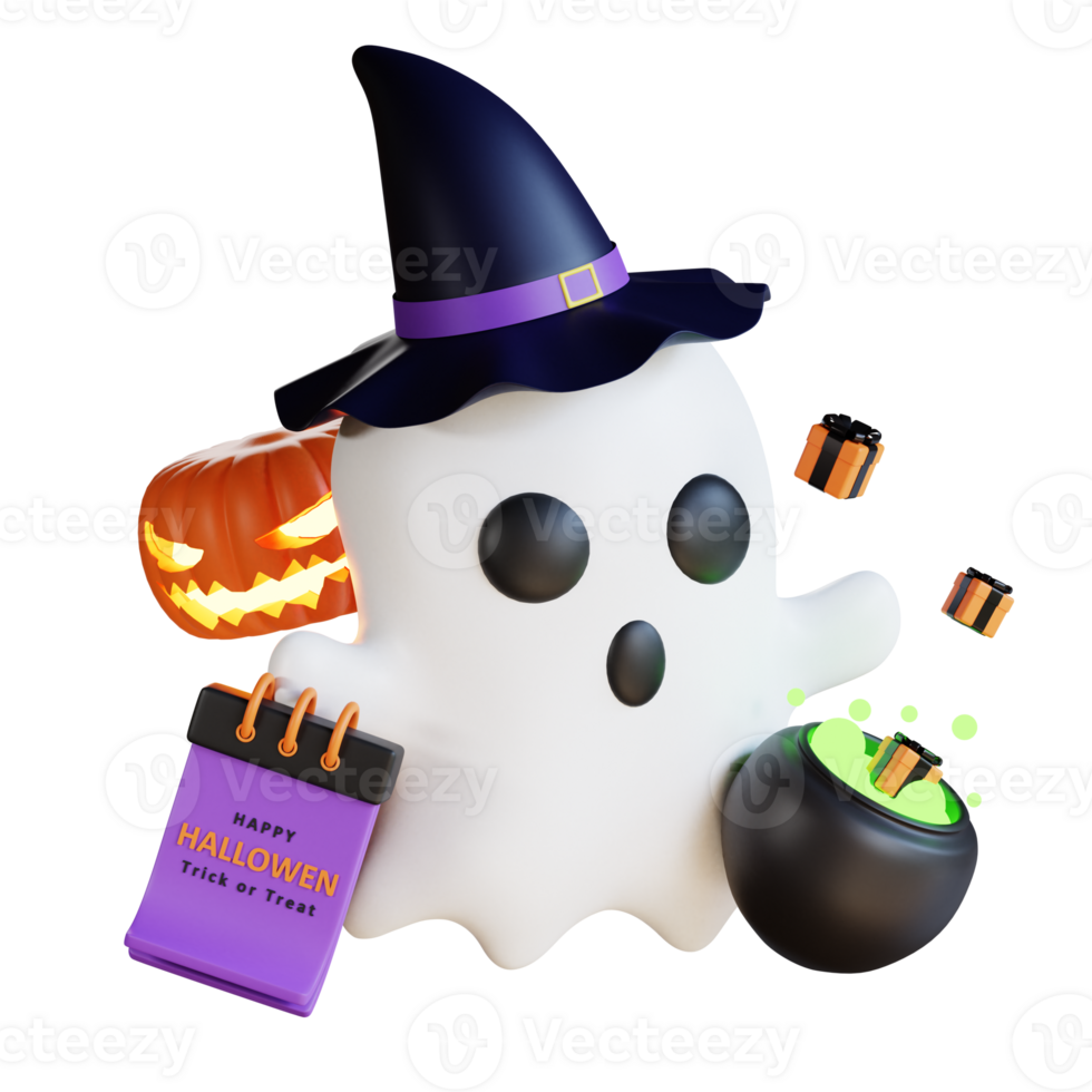 3D Halloween Icon Illustration png