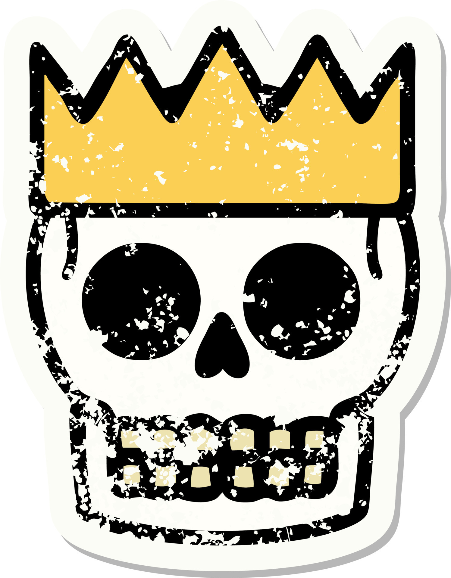 Skull tattoo with crown  BeatTattoocom  Tattoo Ideas