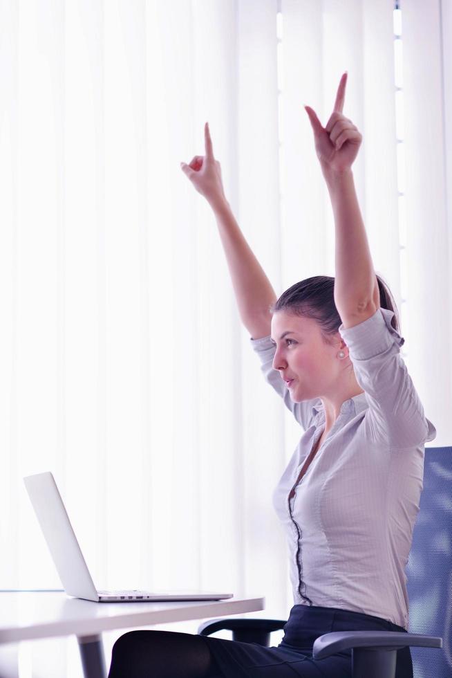 business woman at  office photo