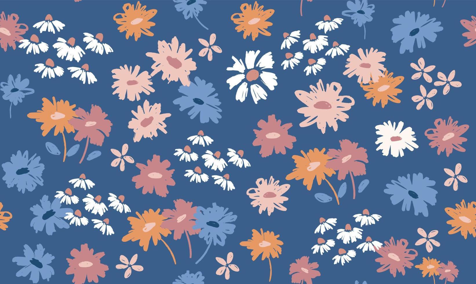 fondo floral para textil, traje de baño, papel tapiz, cubiertas de patrón, superficie, papel de regalo. vector