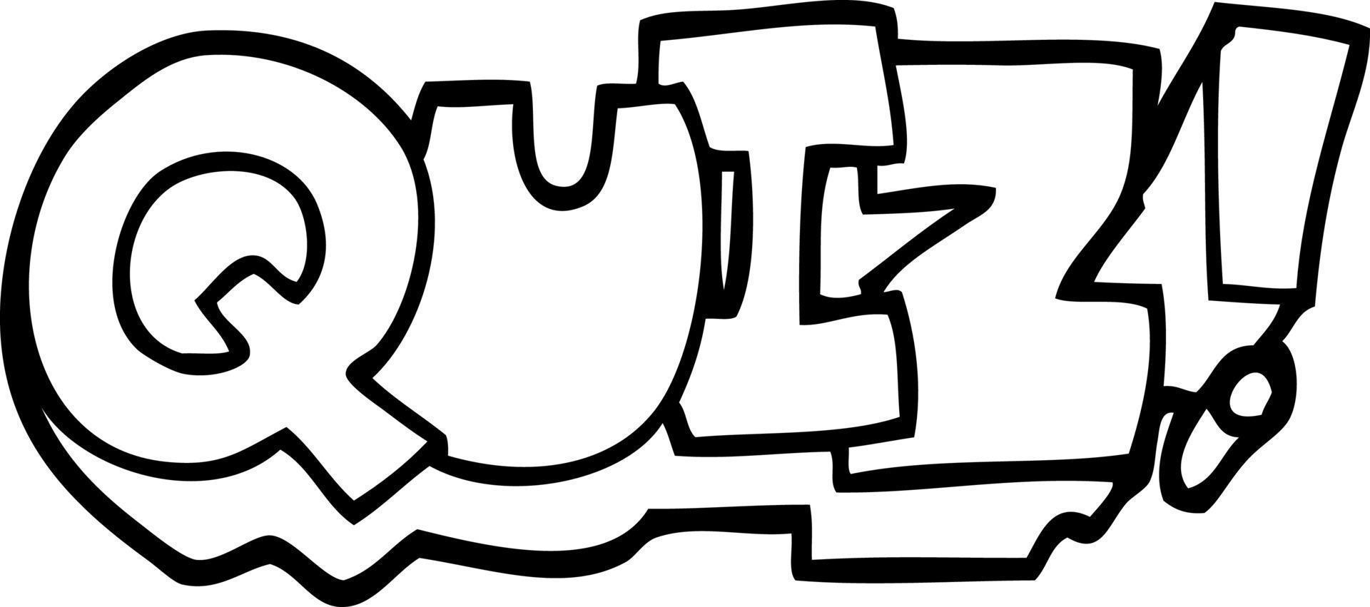 black and white cartoon word quiz 12076796 Vector Art at Vecteezy black and white cartoon word quiz 12076796 Vector Art at Vecteezy