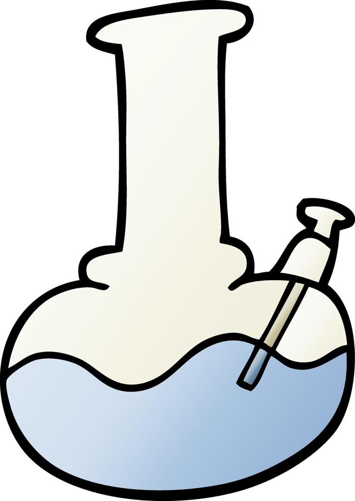 vector gradient illustration cartoon water pipe