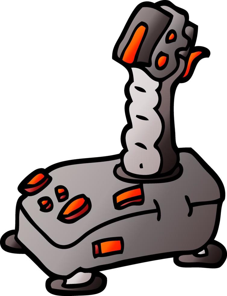 vector gradient illustration cartoon joystick