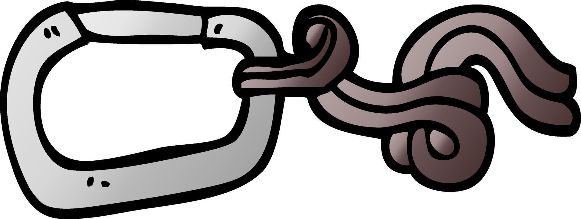 vector gradient illustration cartoon clip and rope