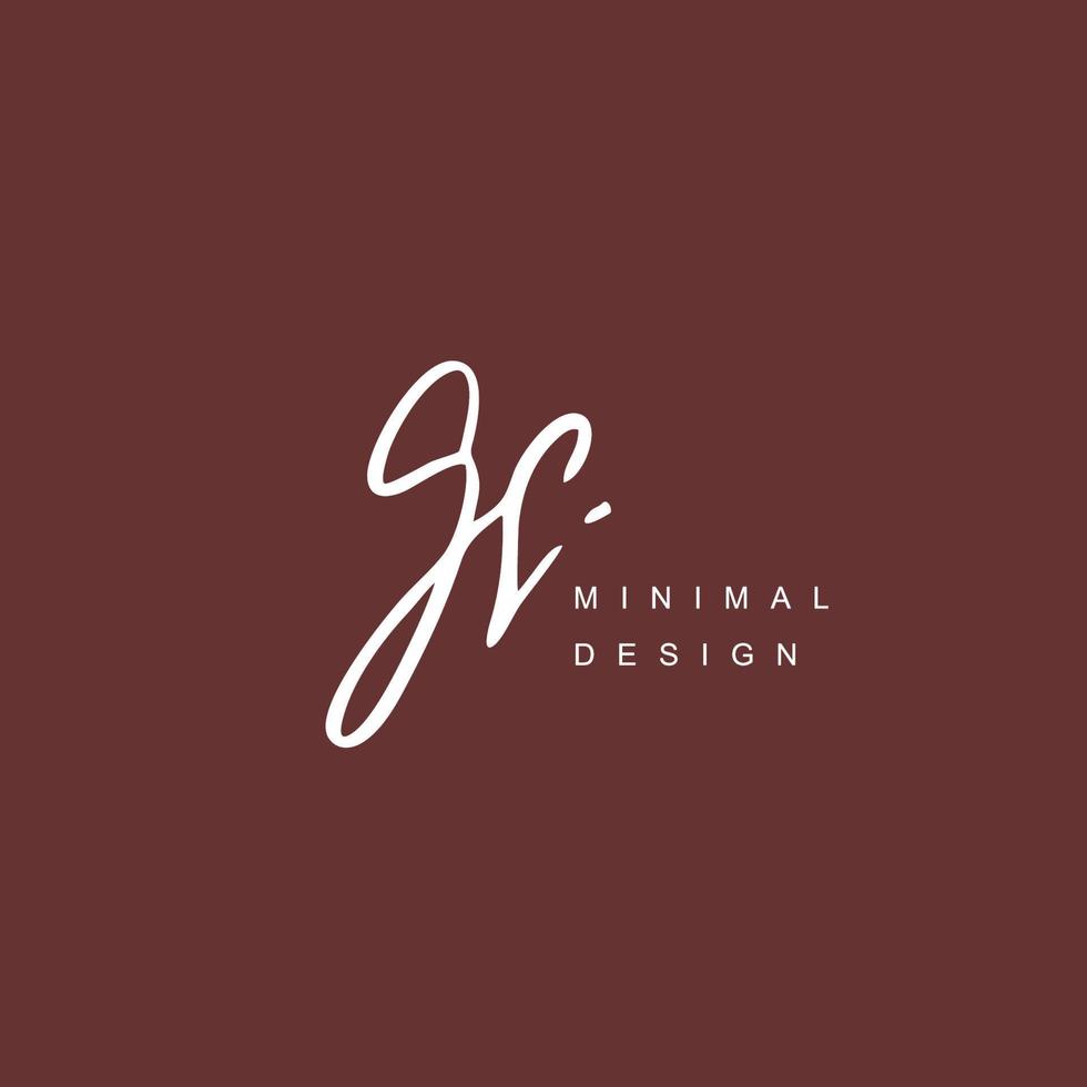 G S GS Initial handwriting or handwritten logo for identity. Logo with signature and hand drawn style. vector