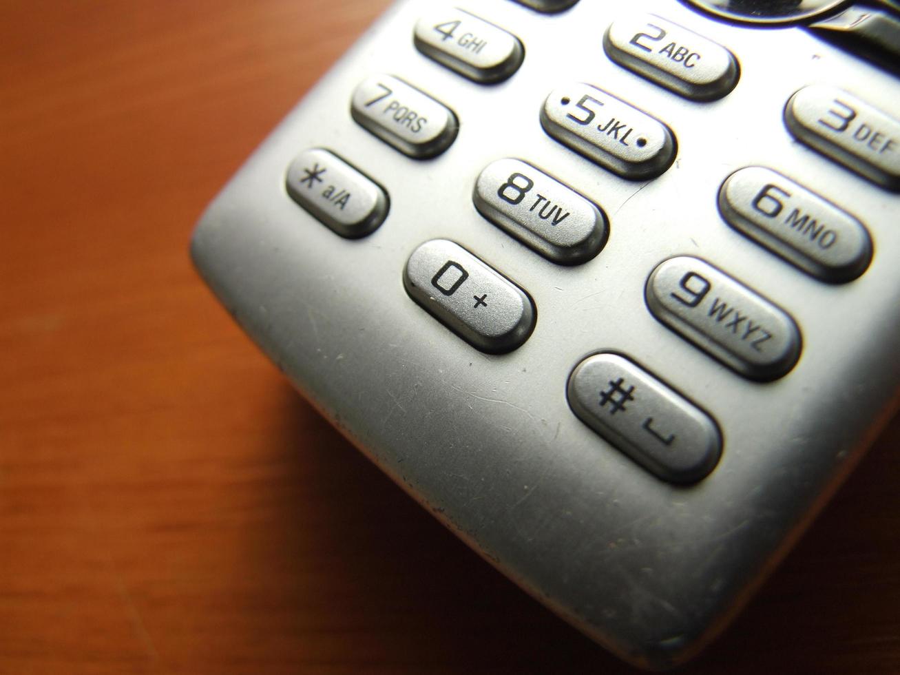 Calculator on table photo