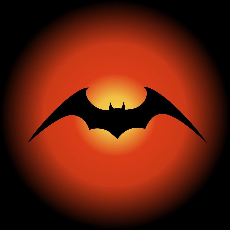 conjunto vectorial de diferentes murciélagos de halloween. murciélagos voladores de halloween. murciélago vector vampiro. silueta oscura de murciélago volando en un estilo plano