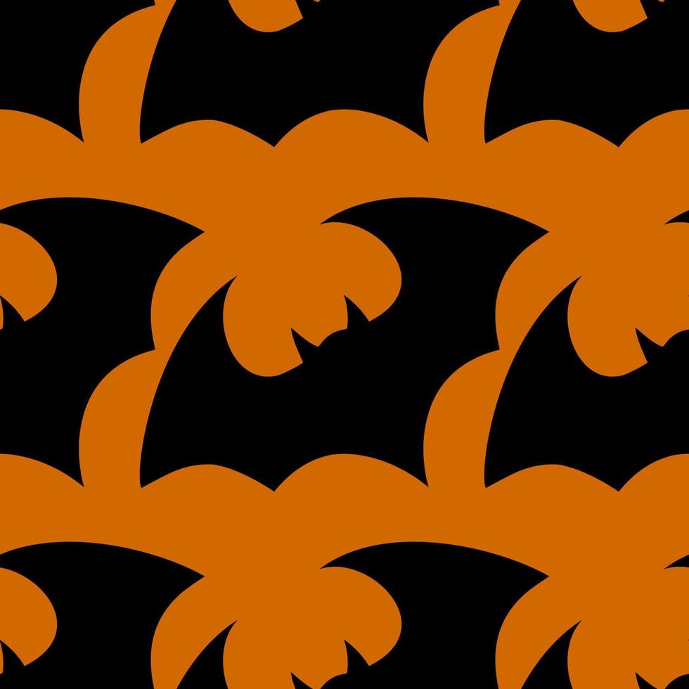 PrintHalloween flying bat.  Vampire vector bat. Dark silhouette of bats flying in a flat style. Seamless pattern. Halloween background.