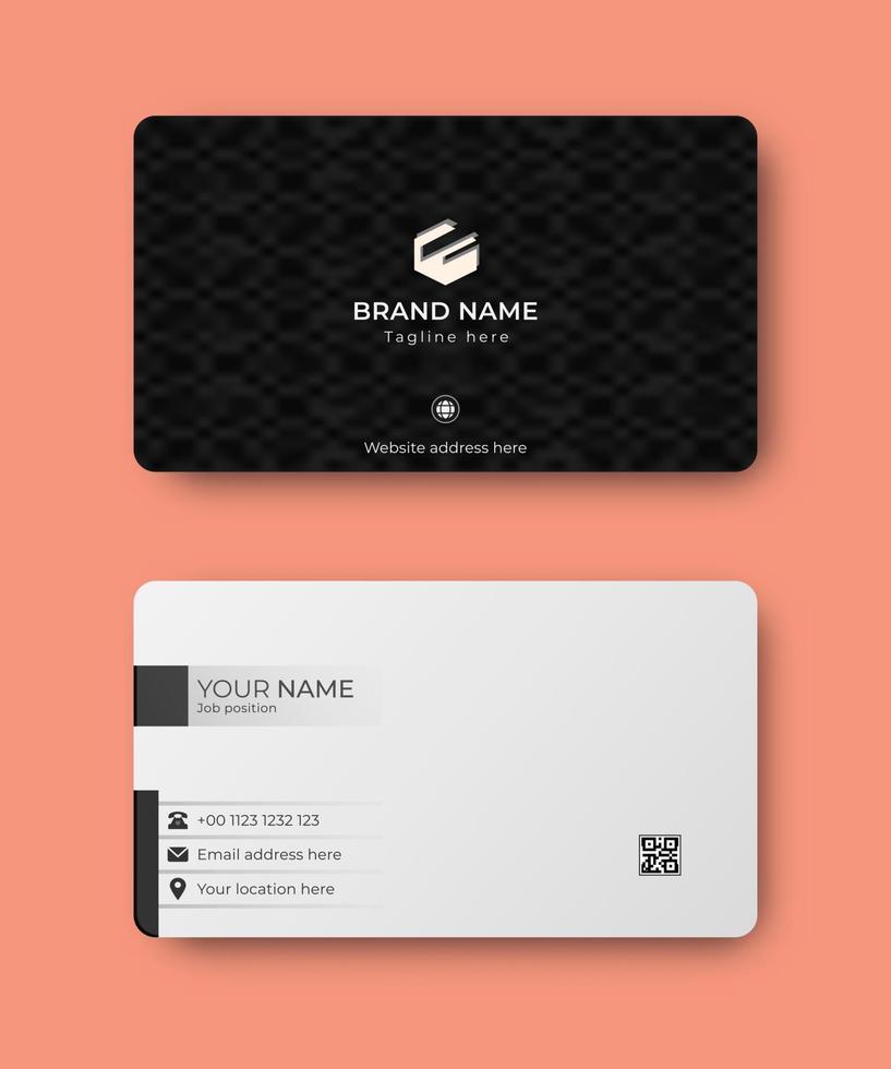 Modern business card template vector