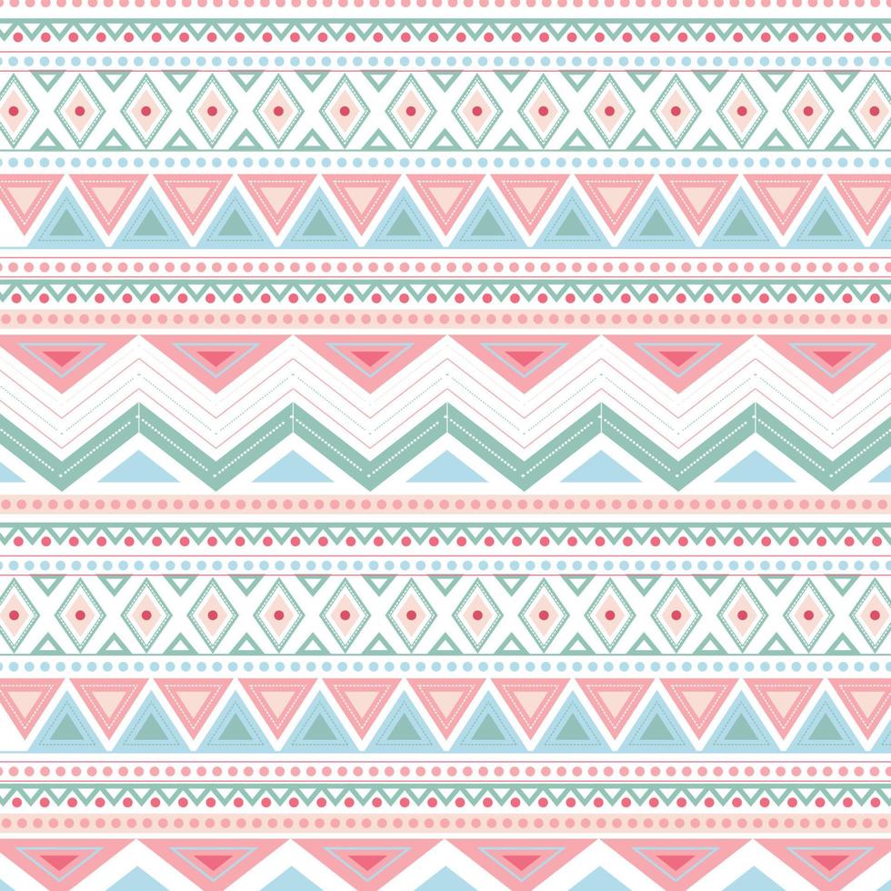 Colorful geometric pattern design vector