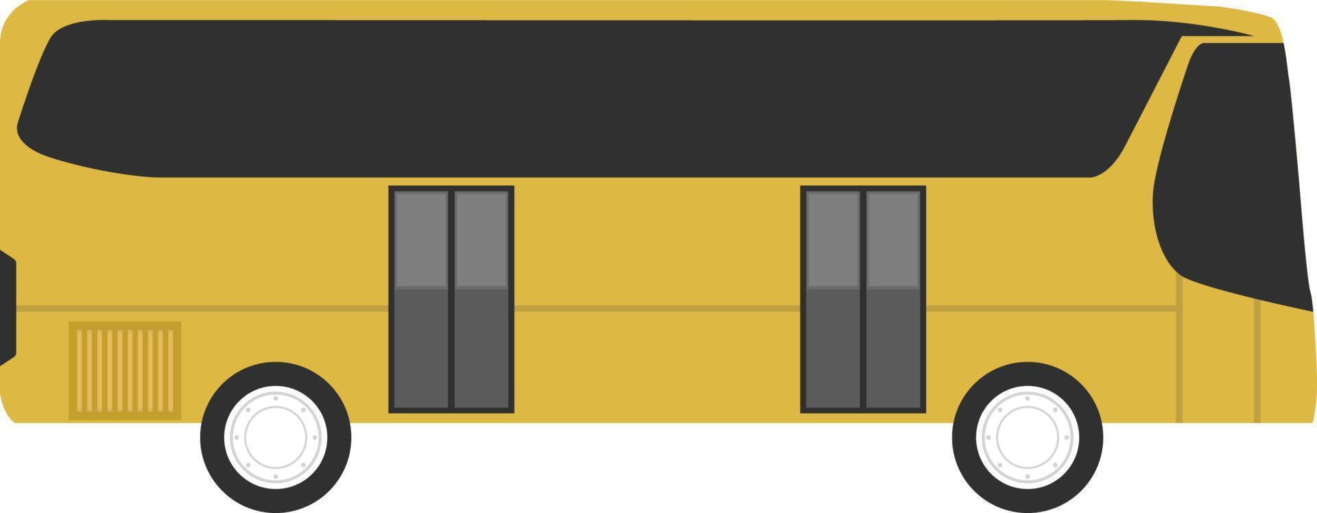 Bus icon, flat illustration vector