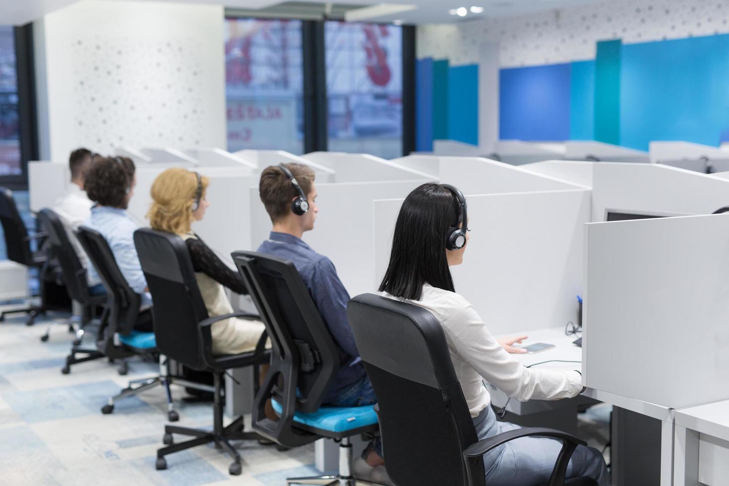Call center operators photo