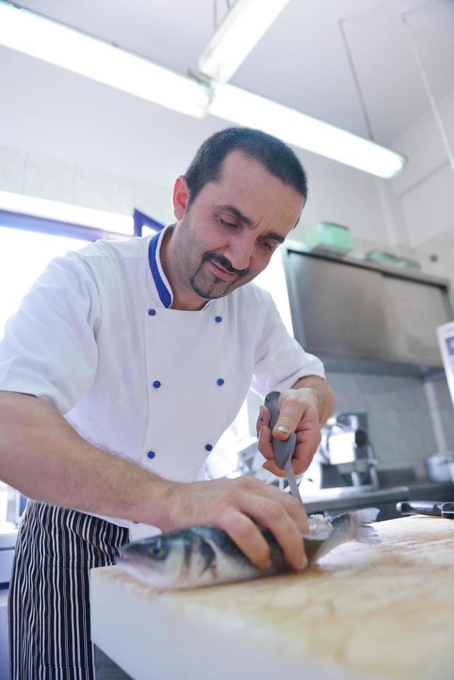 chef preparing food photo