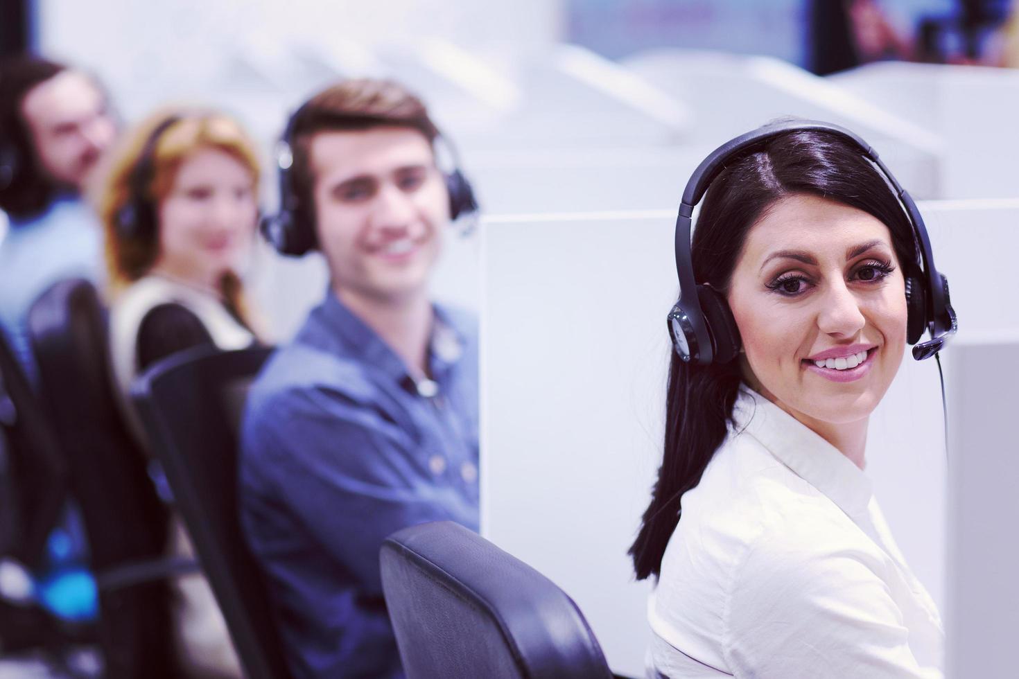 Call center operators photo