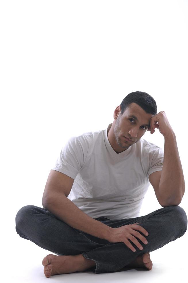 portrait of relaxed young man photo