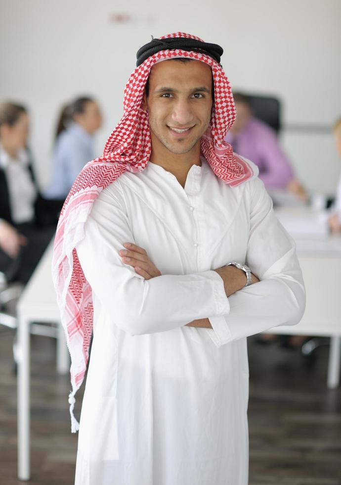 Arabic business man at meeting photo