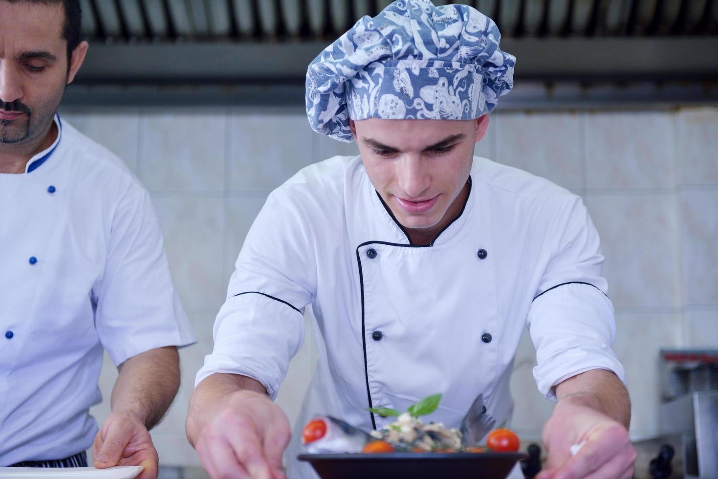 chef preparing food photo