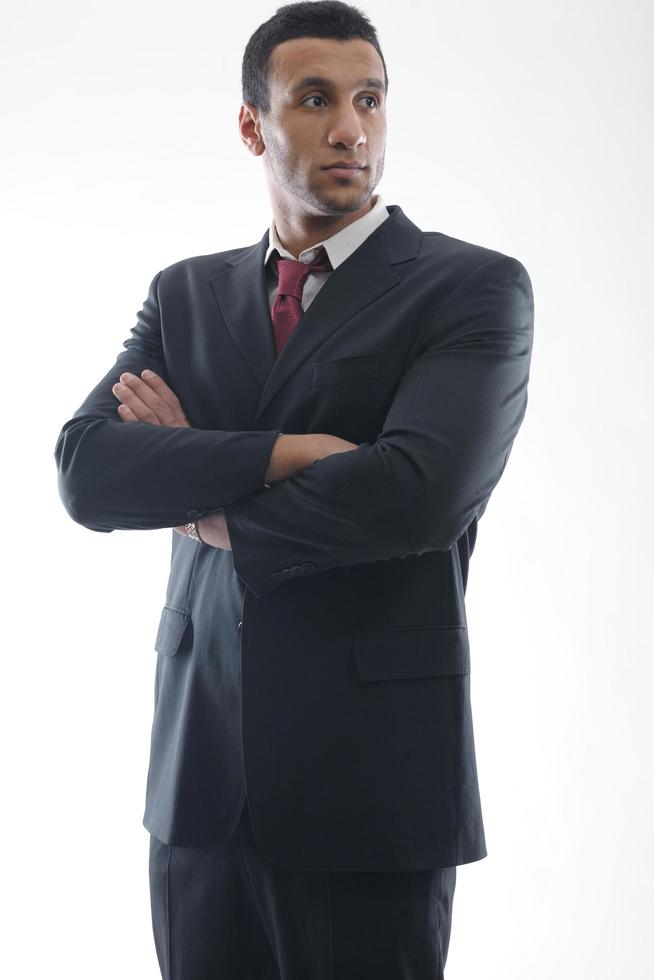 business man isolated over white background photo